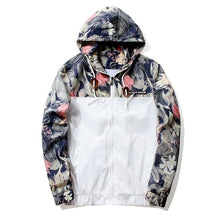 Load image into Gallery viewer, Floral Windbreaker Jacket