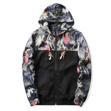 Load image into Gallery viewer, Floral Windbreaker Jacket