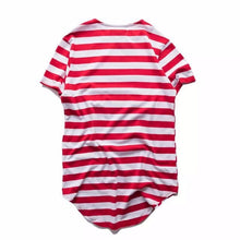 Load image into Gallery viewer, Longline Striped T-Shirt