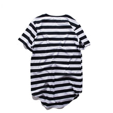 Load image into Gallery viewer, Longline Striped T-Shirt