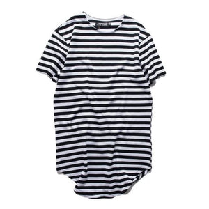 Longline Striped T-Shirt