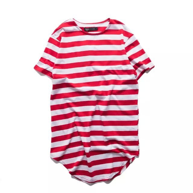 Longline Striped T-Shirt