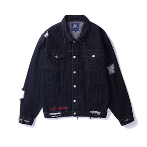 Phantasy Distressed Denim Jacket